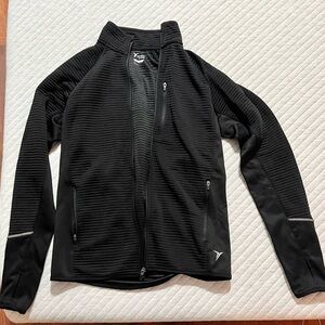 Old Navy Active Go-Dry Black Ribbed Jacket